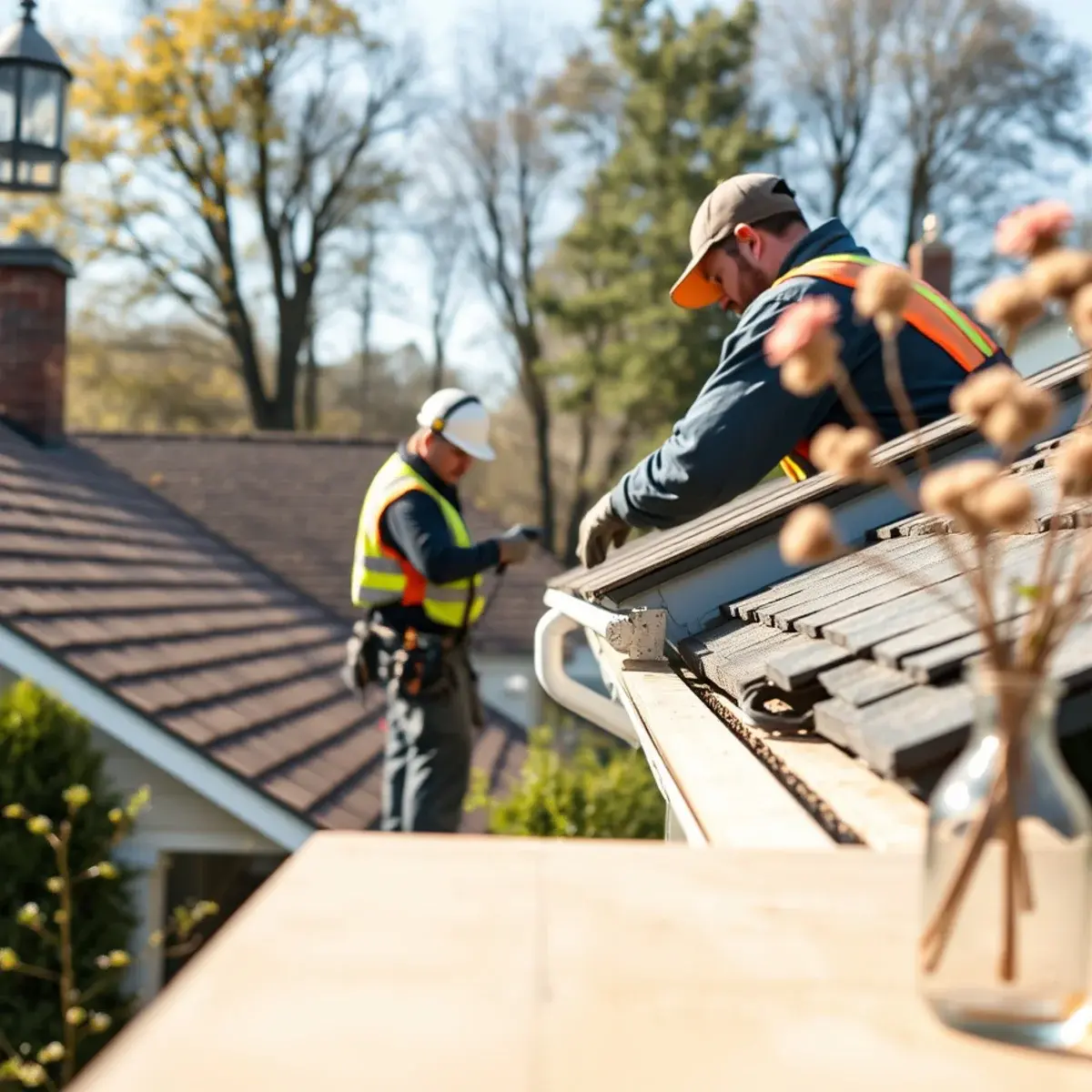 Gutter protection and roof drainage work near Rhinebeck, NY