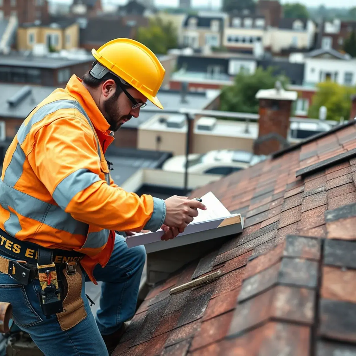 Storm damage roof repair near Riverdale, NY