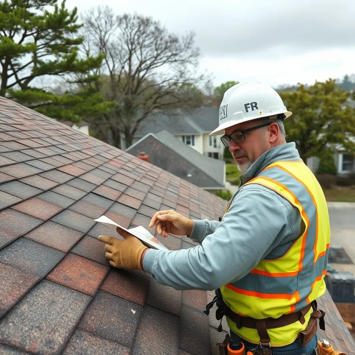 Storm damage roof repair near Riverhead, NY