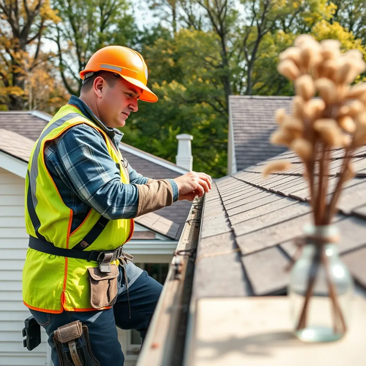Gutter protection and roof drainage work near Rochester, NY