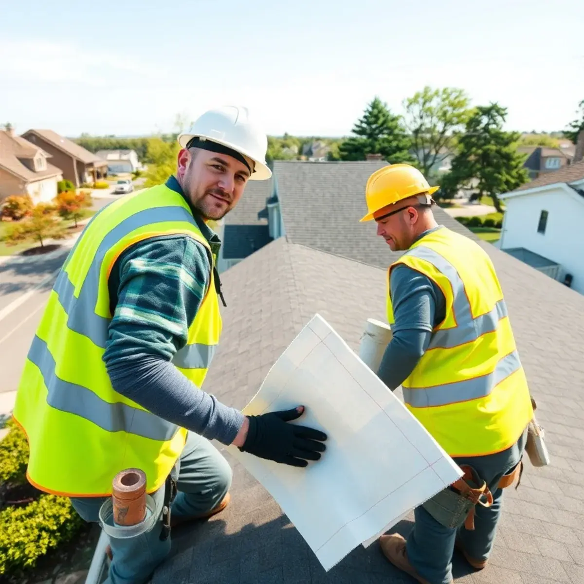 Roof replacement project near Rocky Point, NY