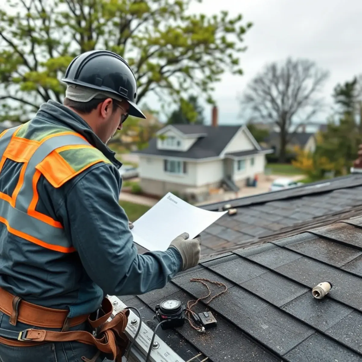 Storm damage roof repair near Rocky Point, NY