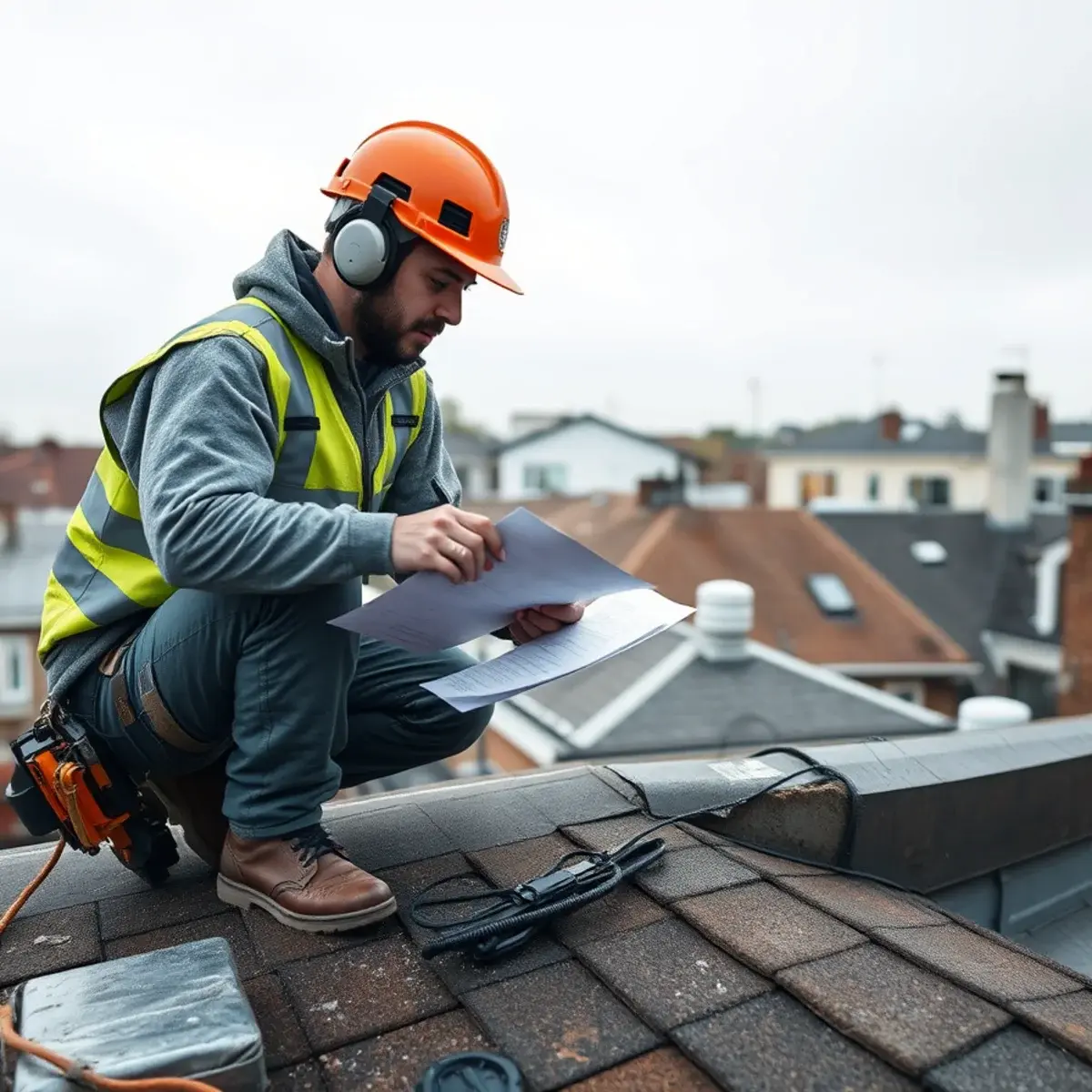 Storm damage roof repair near Rosedale, NY