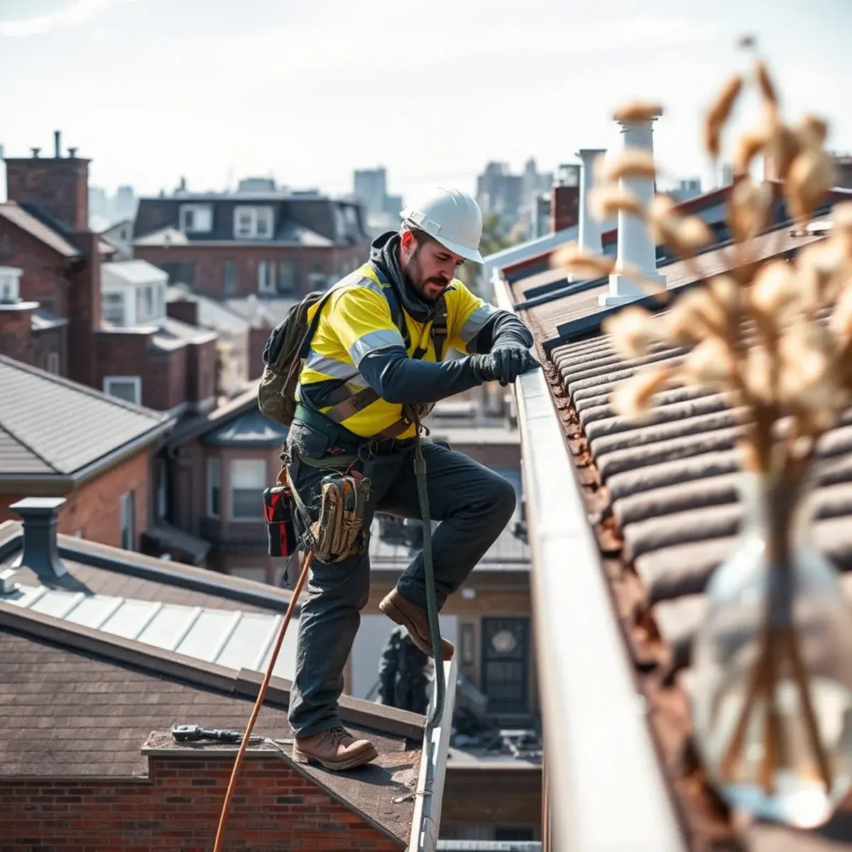 Gutter protection and roof drainage work near Rosedale, NY