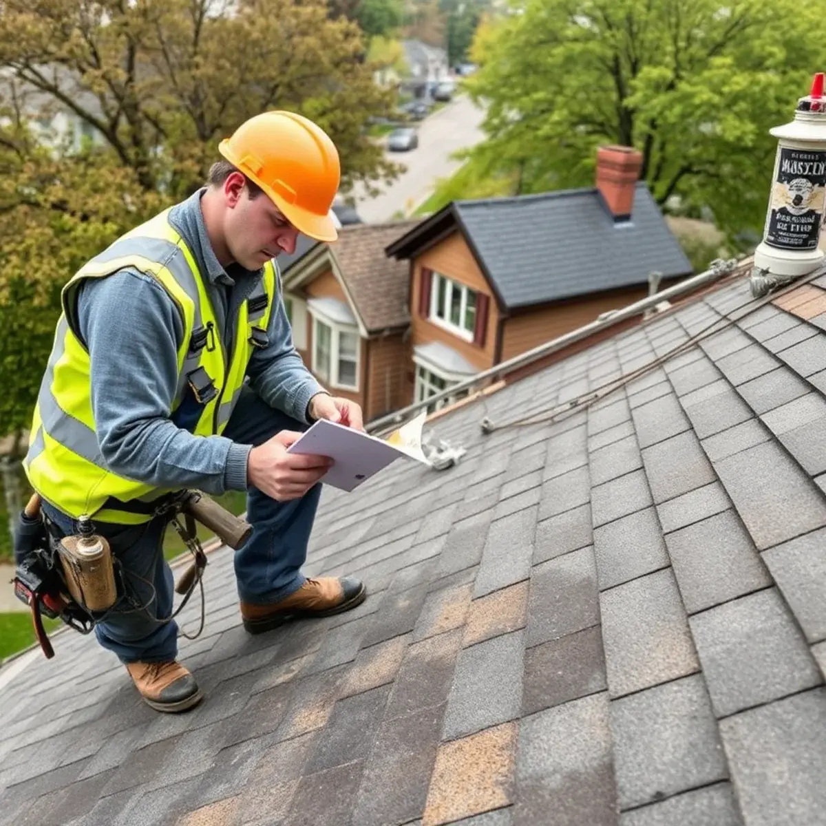 Storm damage roof repair near Rye Brook, NY