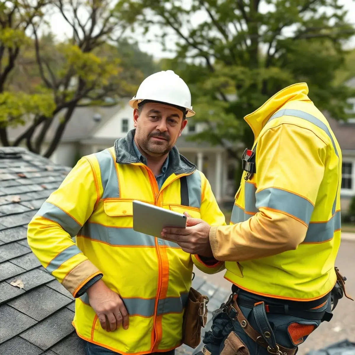 Storm damage roof repair near Sag Harbor, NY