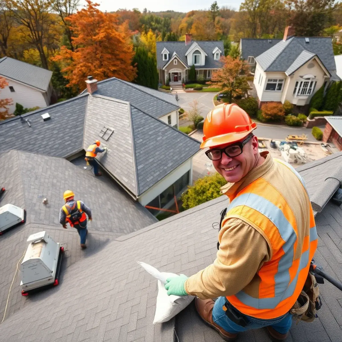 Roof replacement project near Scarsdale, NY