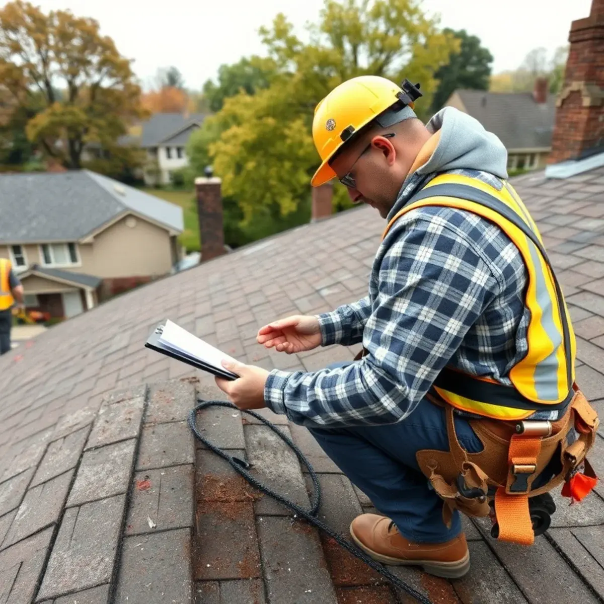 Storm damage roof repair near Scarsdale, NY