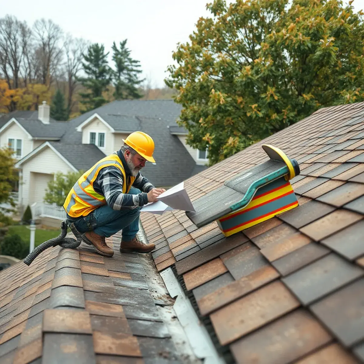 Storm damage roof repair near Schoharie County, NY