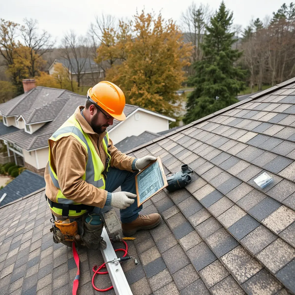 Storm damage roof repair near Schuyler County, NY