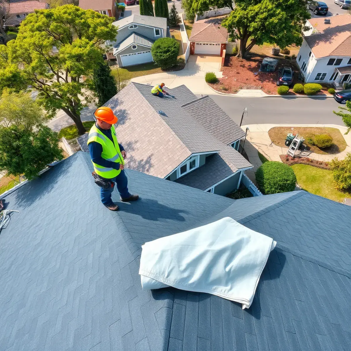 Roof replacement project near Seaford, NY