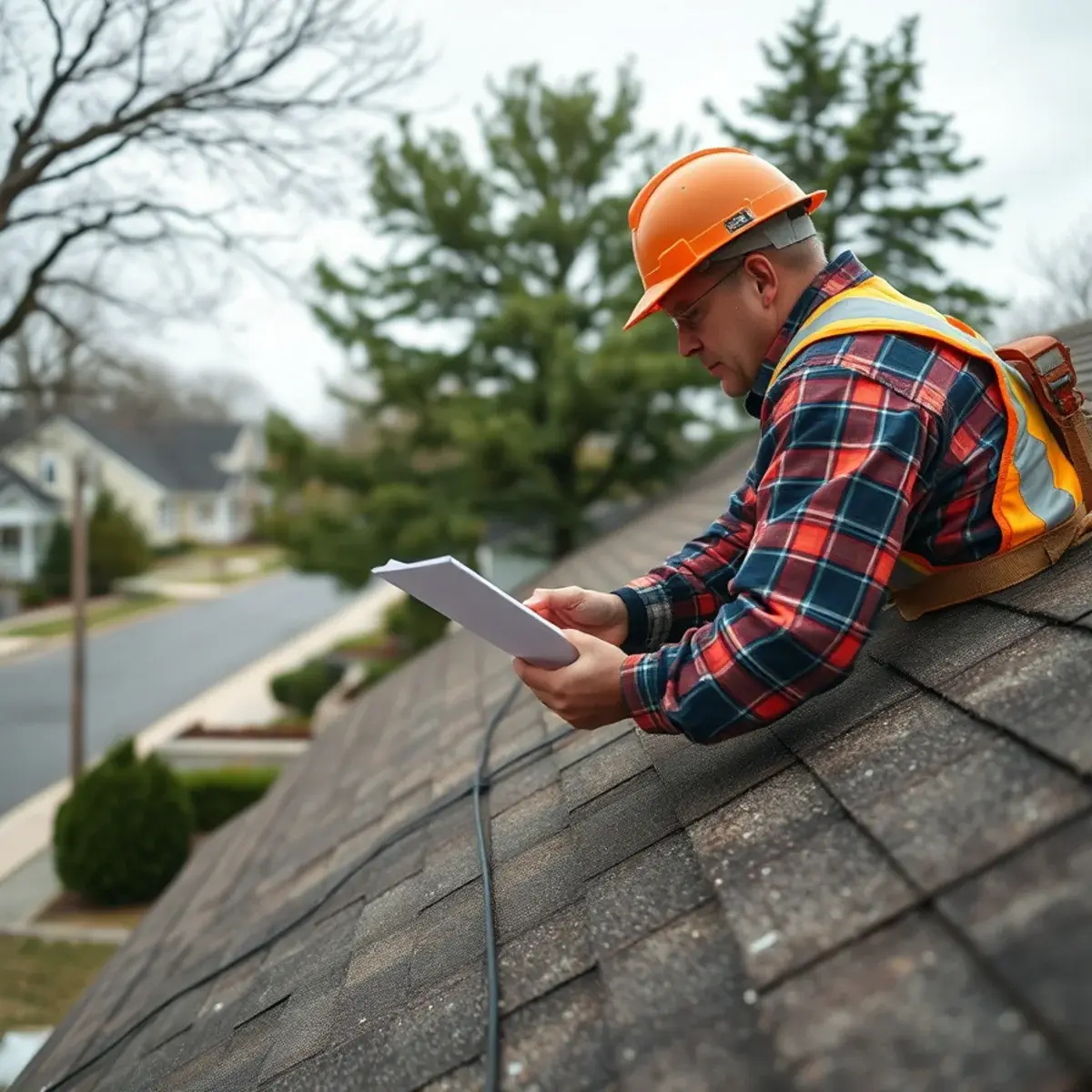 Storm damage roof repair near Seaford, NY