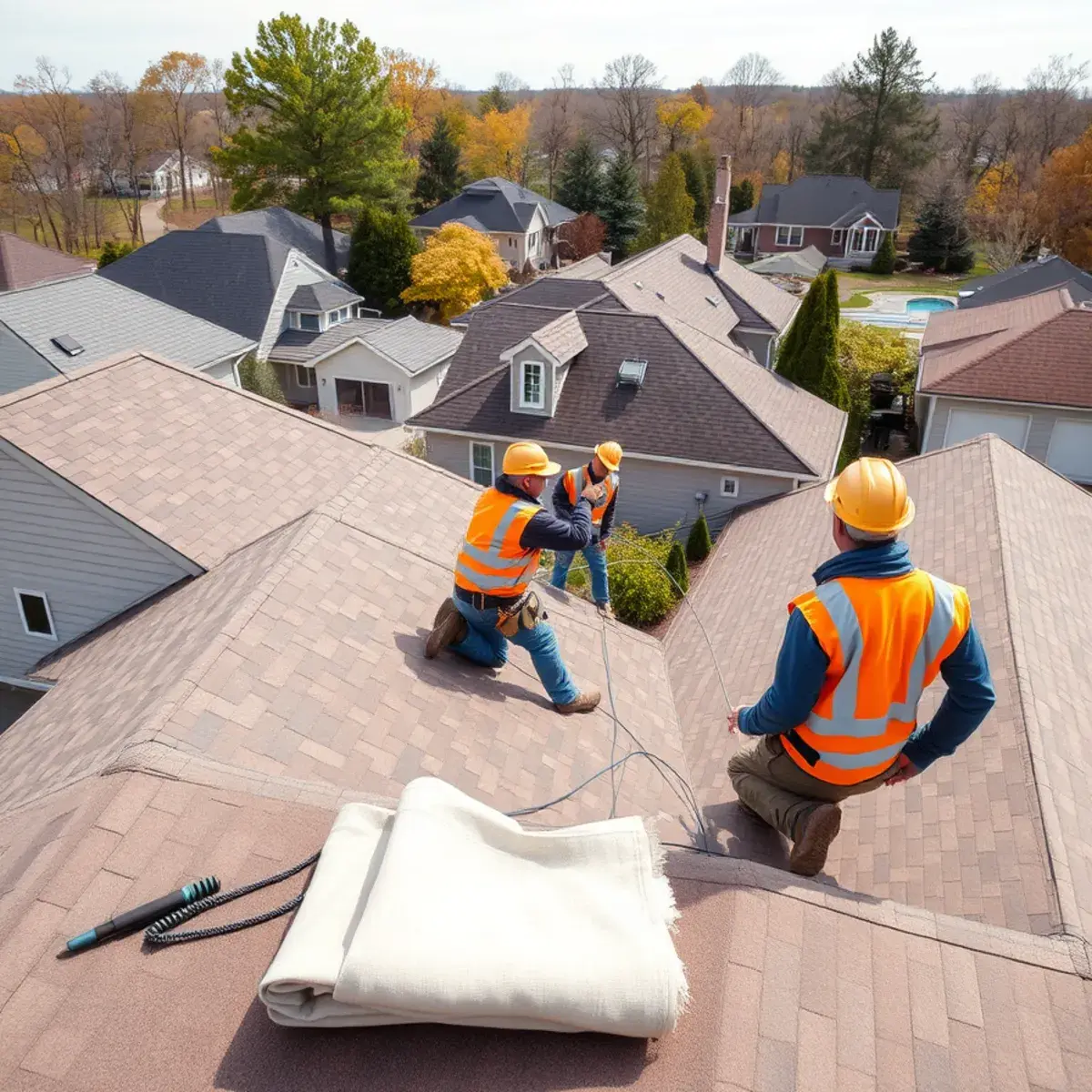 Roof replacement project near Seneca County, NY