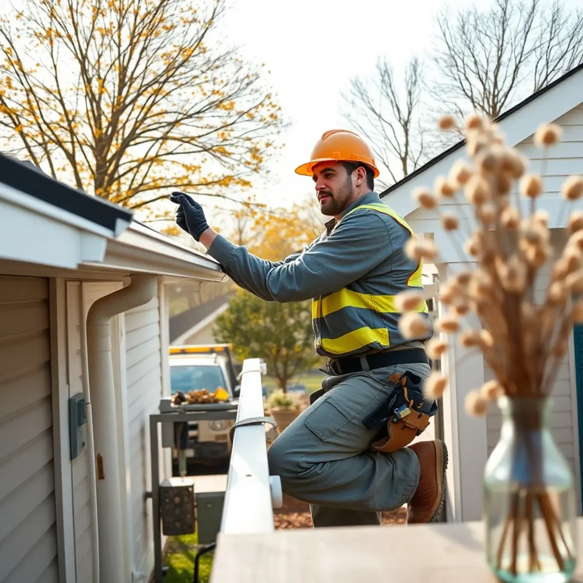 Gutter protection and roof drainage work near Setauket, NY