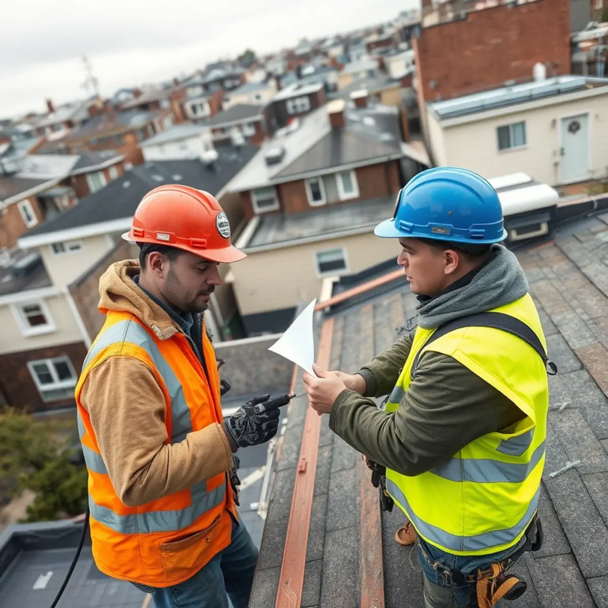 Storm damage roof repair near Sheepshead Bay, NY