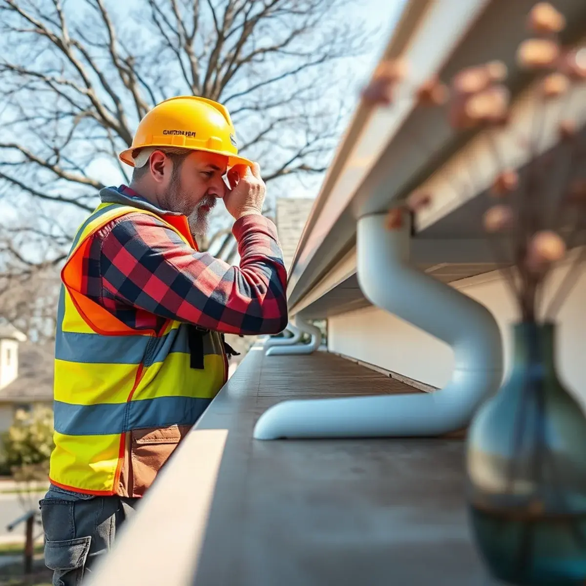 Gutter protection and roof drainage work near Shoreham, NY