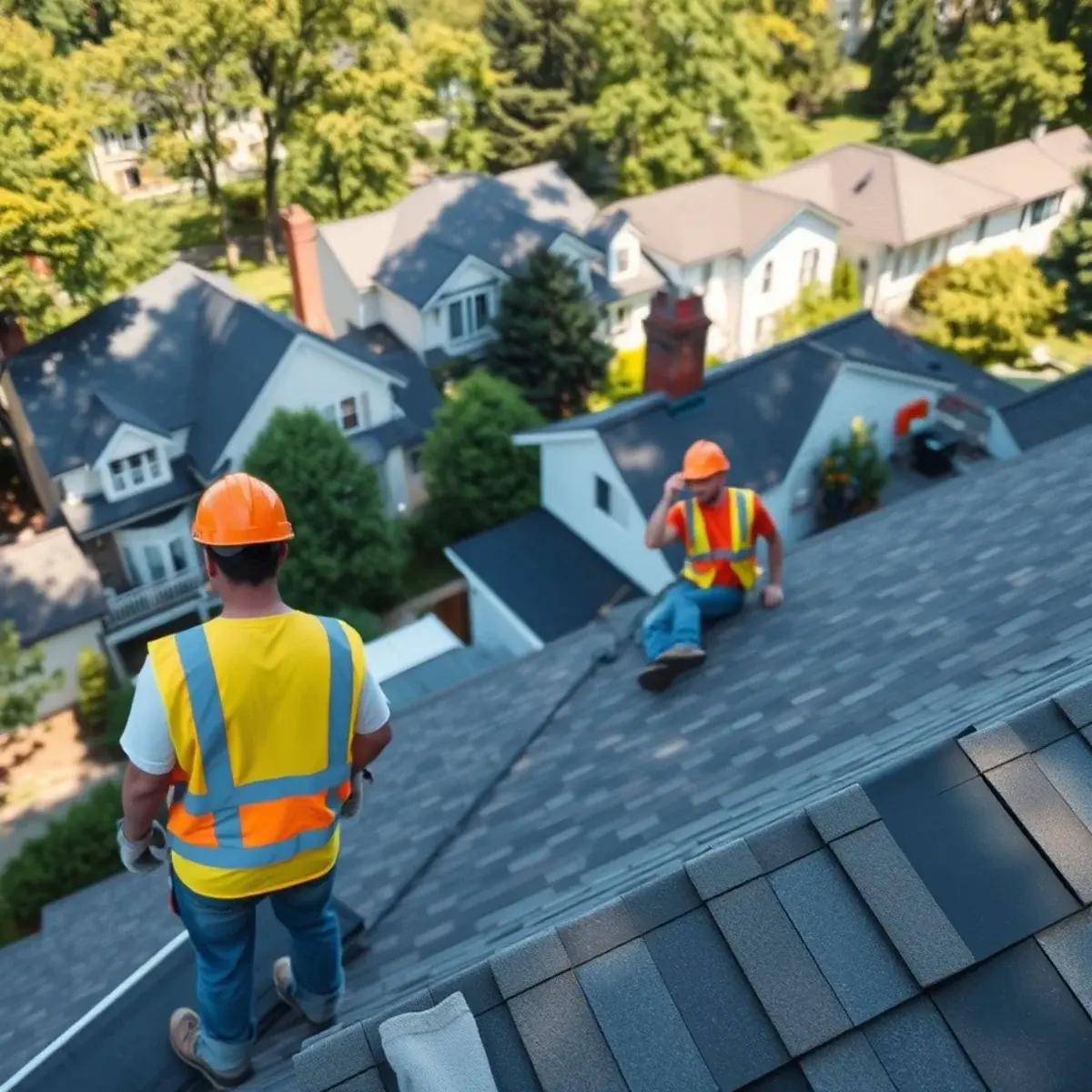 Roof replacement project near Suffern, NY