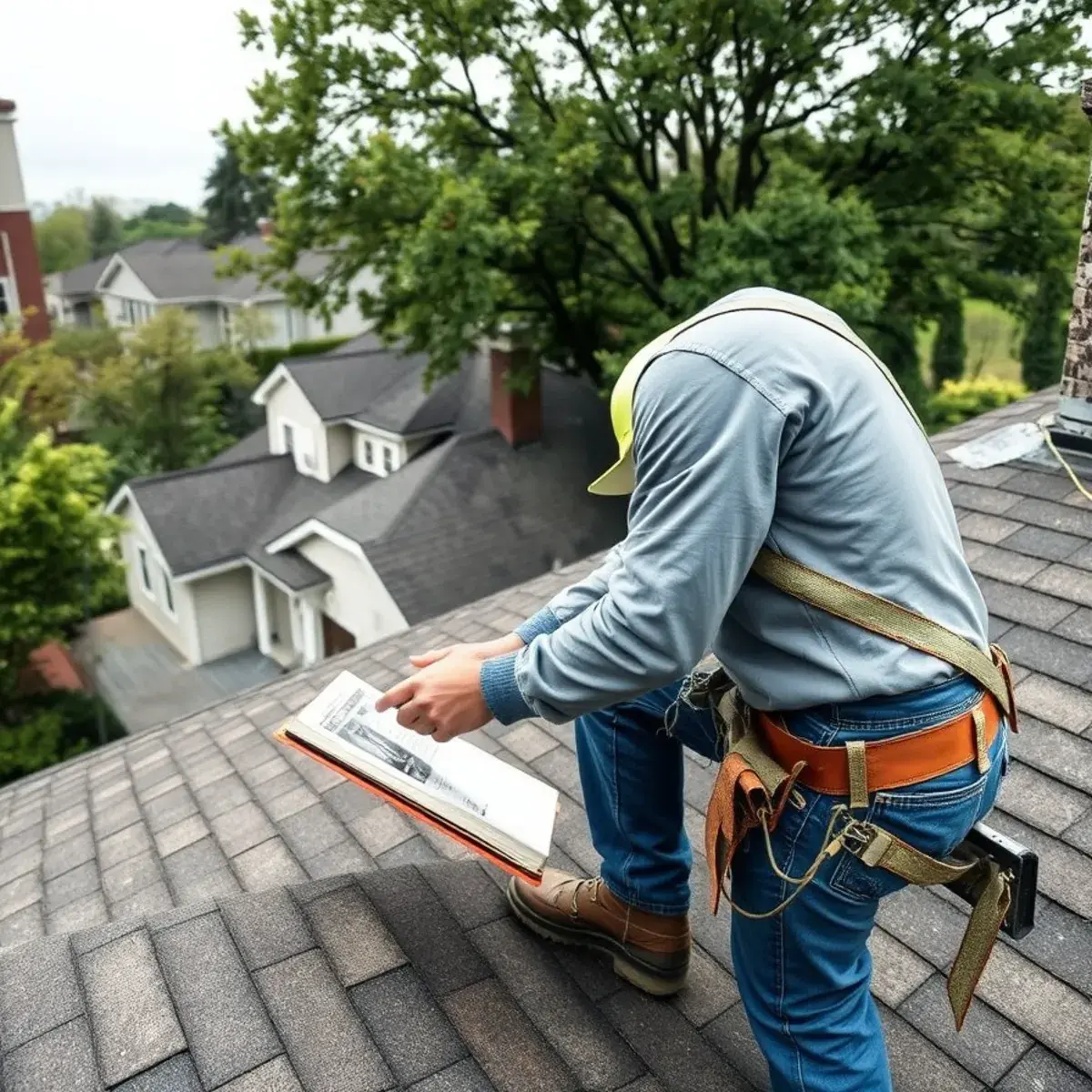 Storm damage roof repair near Suffern, NY
