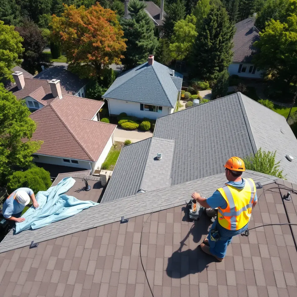 Roof replacement project near Thiells, NY