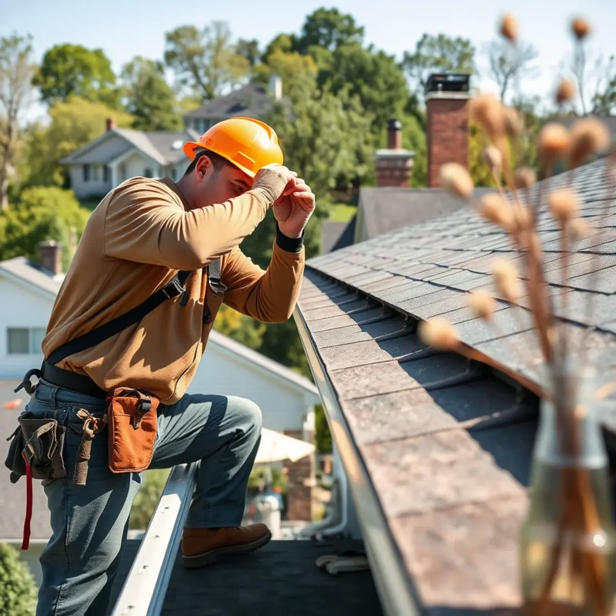 Gutter protection and roof drainage work near Thiells, NY