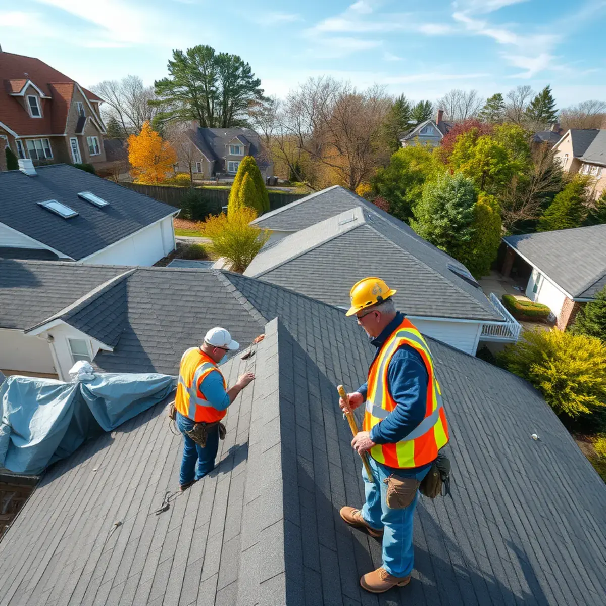 Roof replacement project near Tompkins County, NY
