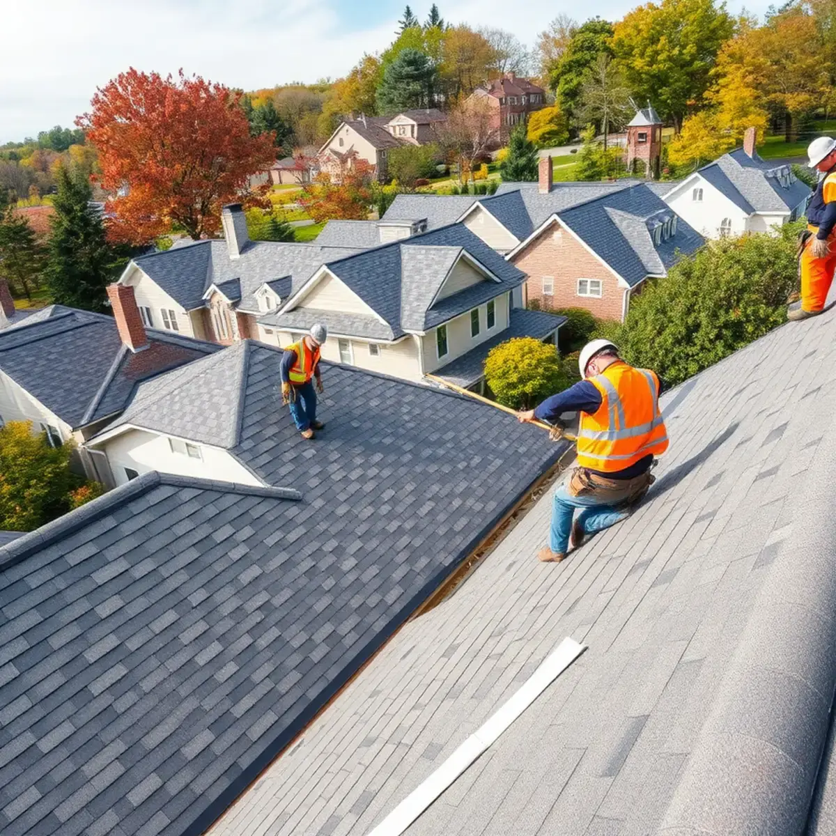 Roof replacement project near Troy, NY