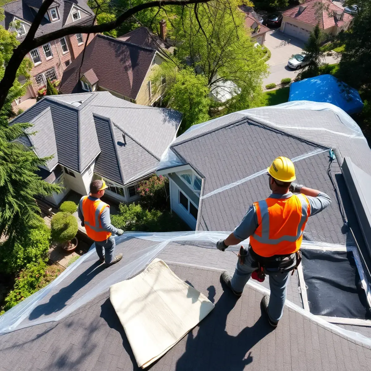 Roof replacement project near Tuckahoe, NY