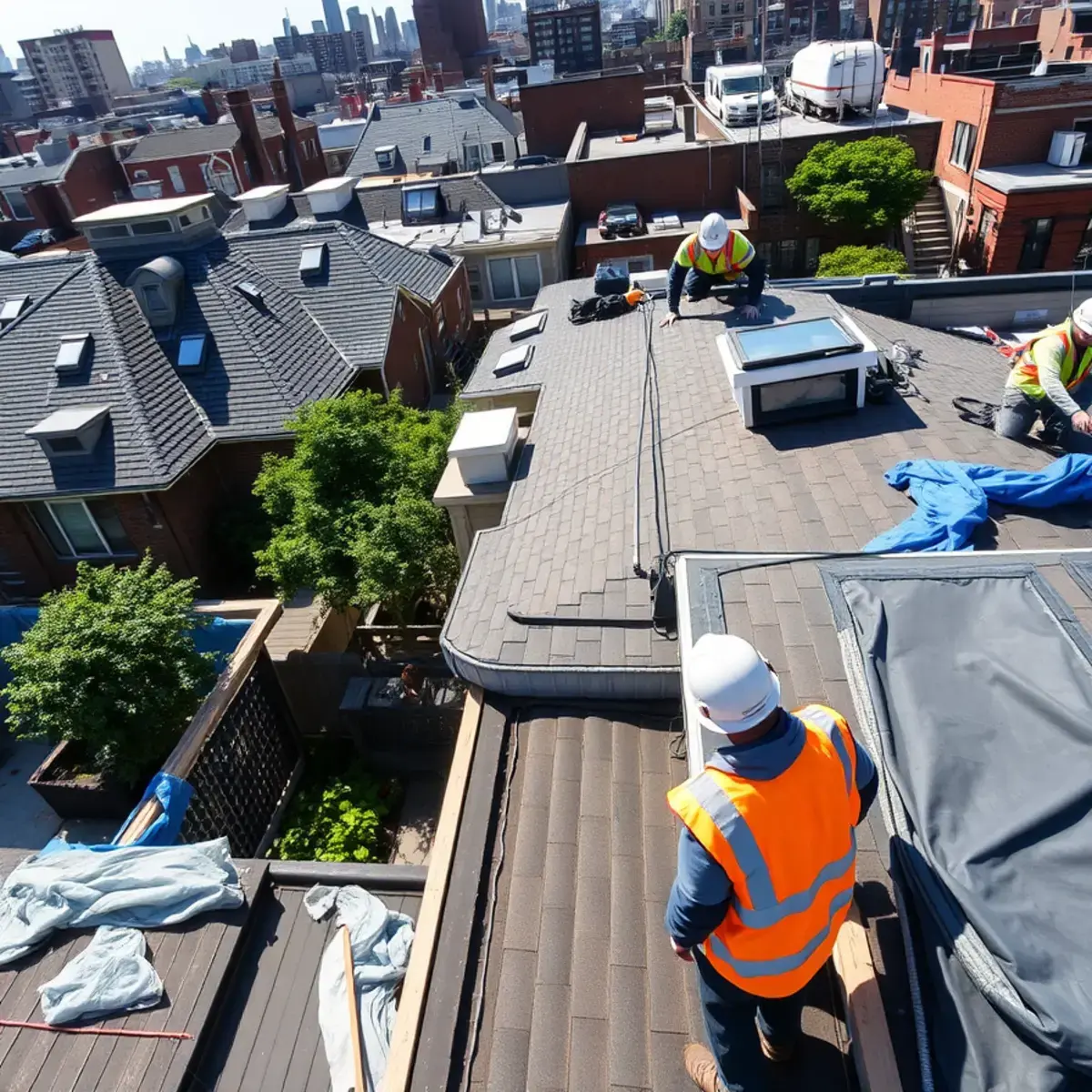 Roof replacement project near Upper East Side, NY