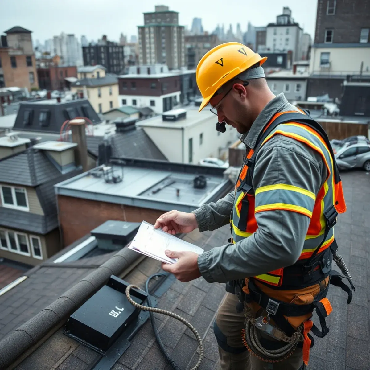 Storm damage roof repair near Upper East Side, NY