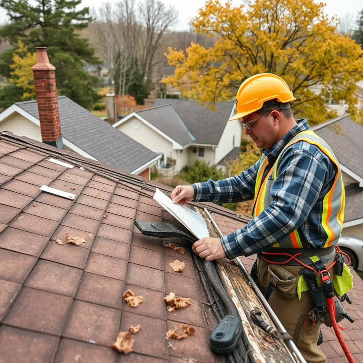 Storm damage roof repair near Utica, NY