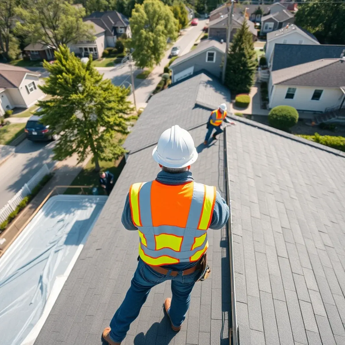 Roof replacement project near Valley Stream, NY