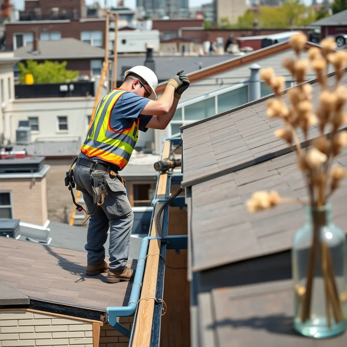 Gutter protection and roof drainage work near Wakefield, NY