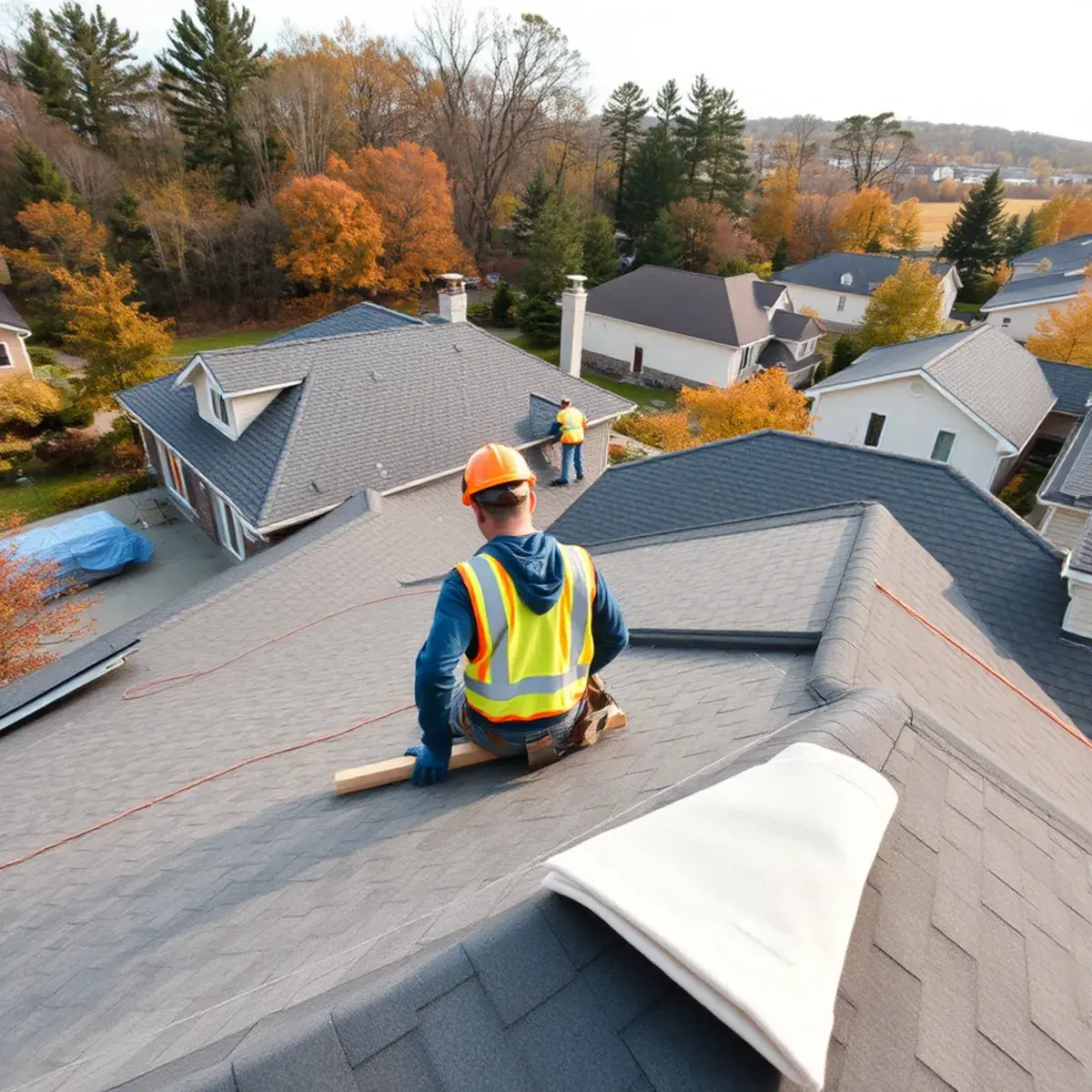 Roof replacement project near Walden, NY