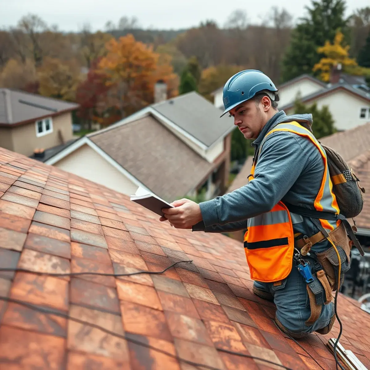 Storm damage roof repair near Wappingers Falls, NY