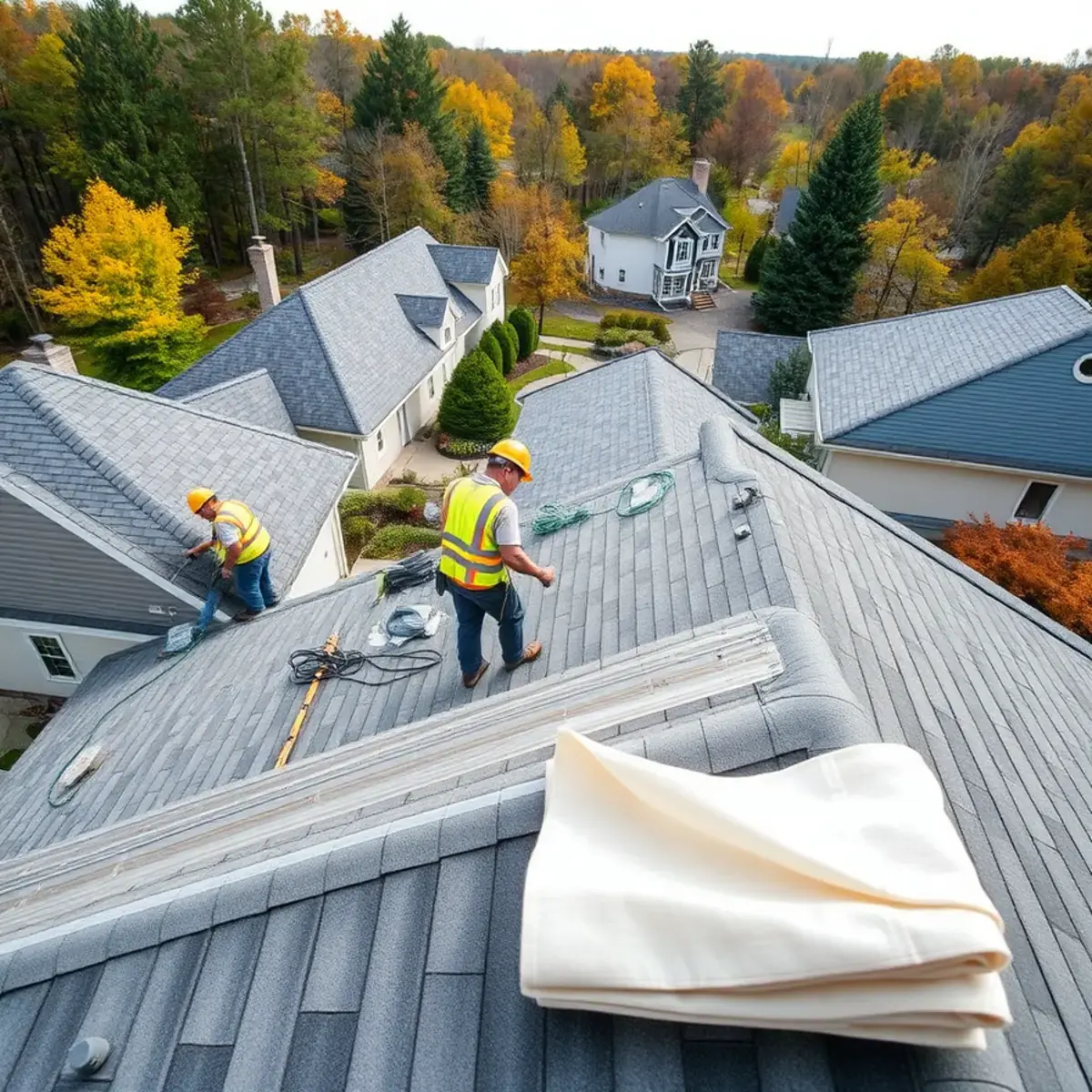 Roof replacement project near Warren County, NY