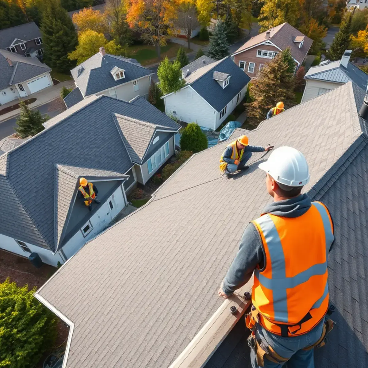 Roof replacement project near Watertown, NY