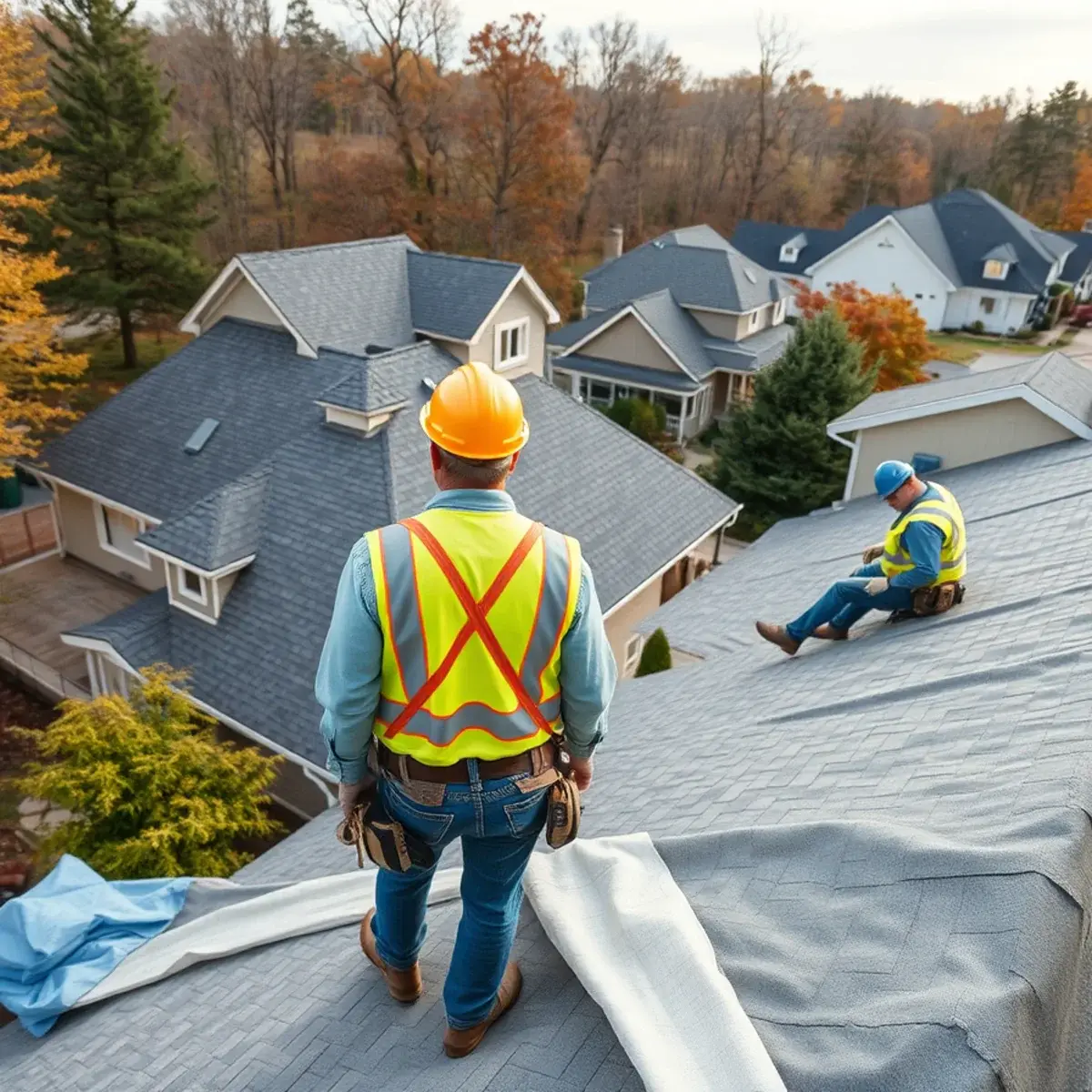 Roof replacement project near West Point, NY