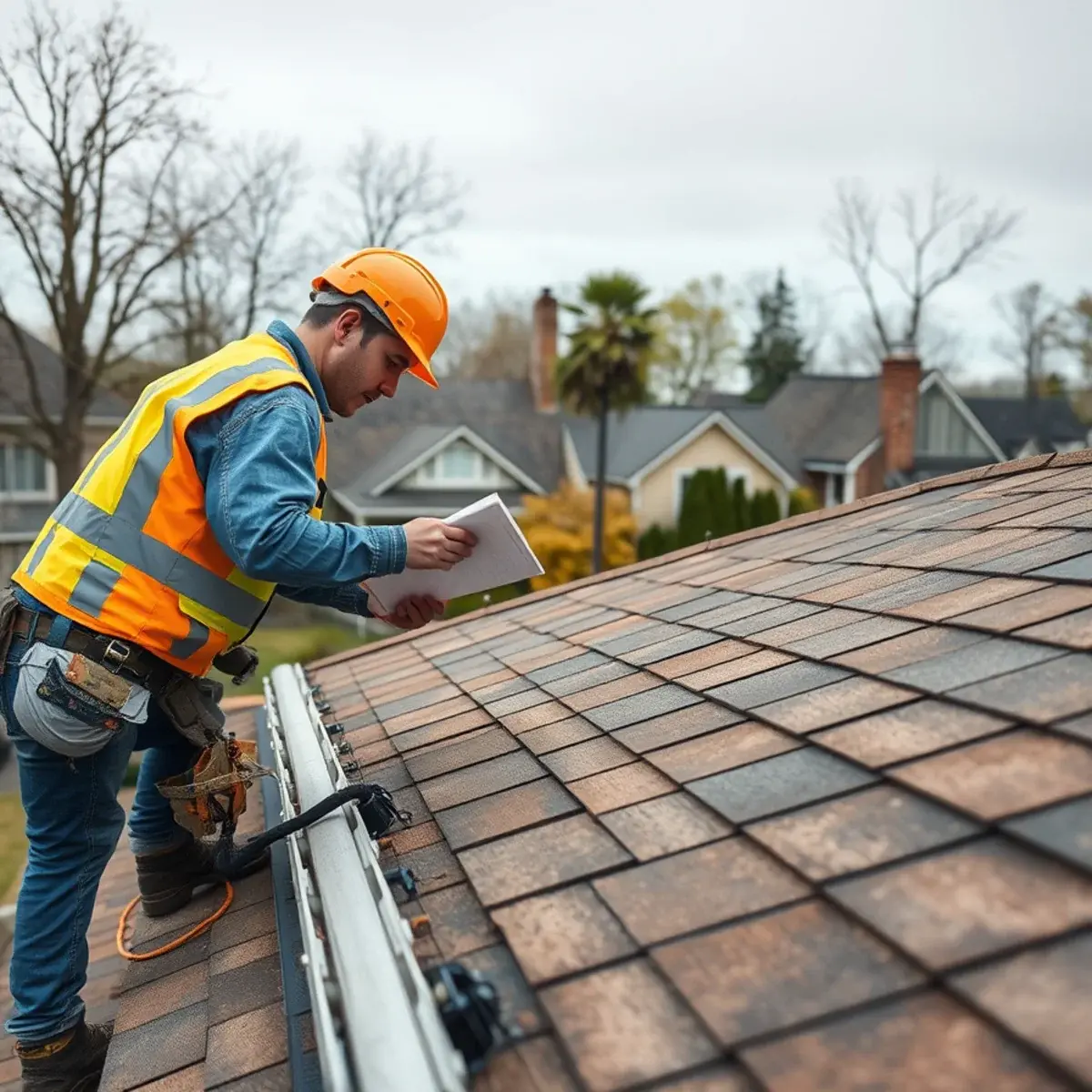 Storm damage roof repair near West Point, NY