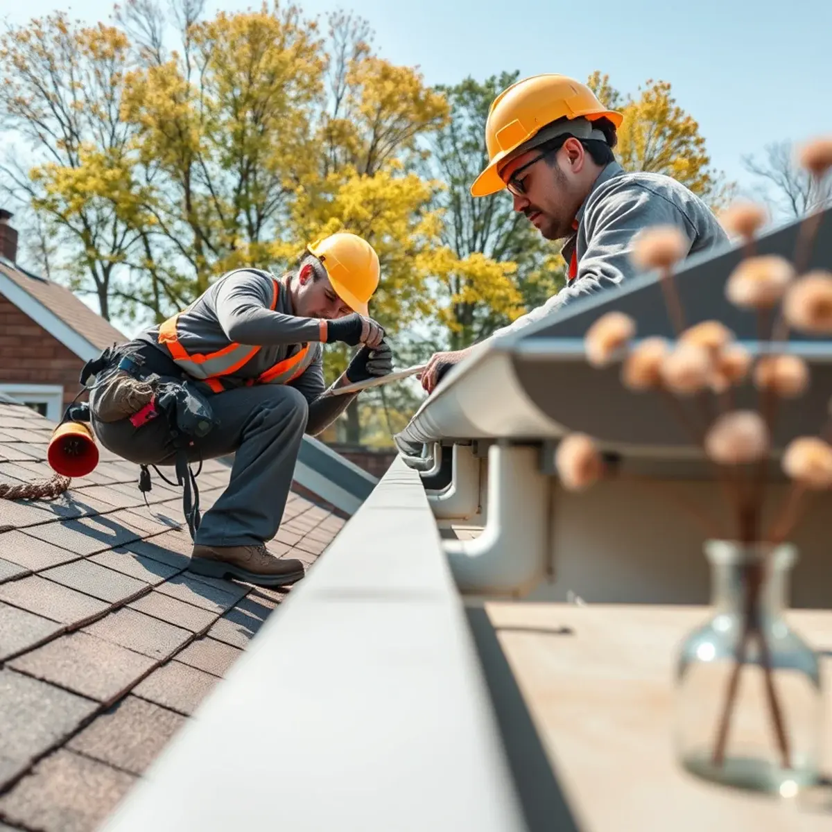 Gutter protection and roof drainage work near West Point, NY