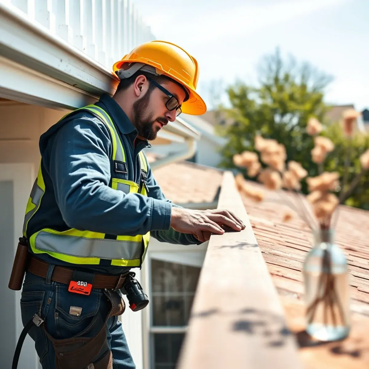 Gutter protection and roof drainage work near Westhampton Beach, NY