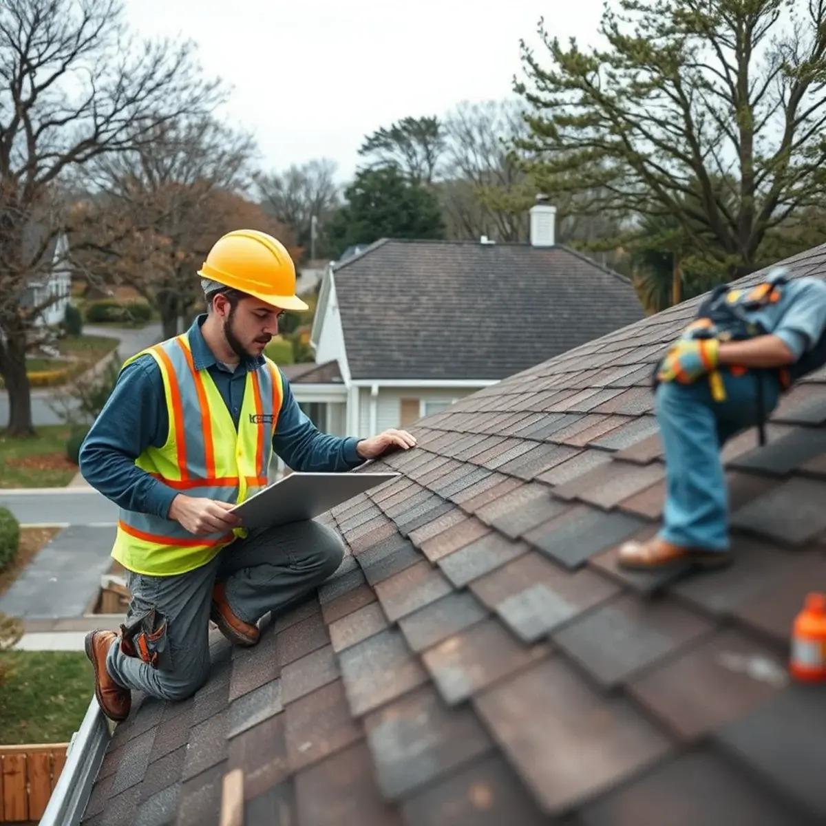 Storm damage roof repair near Westhampton, NY
