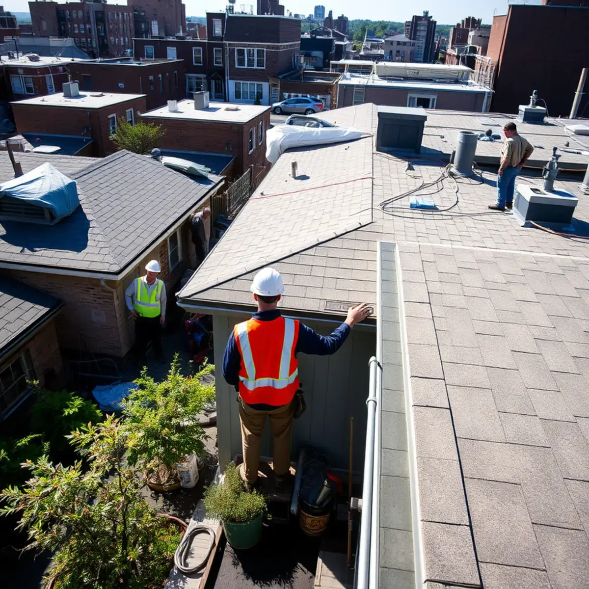Roof replacement project near Williamsburg, NY
